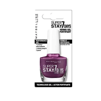 Abbildung von Gemey Maybelline “Tenue &amp; Strong pro“ Nagellack, Farbe 275: Social Berry (Violett)