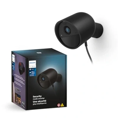 Abbildung von Philips Hue Secure kabelgebundene Überwachungskamera Schwarz