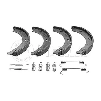 Abbildung von MEYLE 014 042 0602/S Handbremsbeläge Hinterachse ORIGINAL Quality mit Feder MERCEDES BENZ: Vito Bus, V Klasse