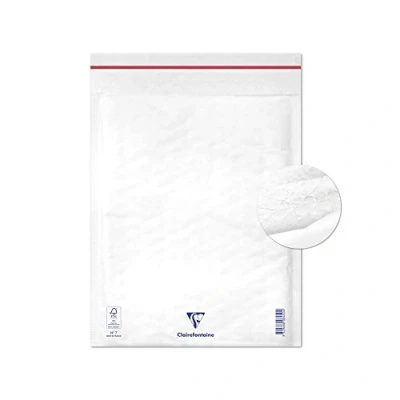 Abbildung von Clairefontaine 7350C Packung mit 10 Luftpolster Versandtaschen weiß 240x330 mm, 90g, 1 Pack