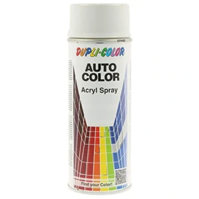 Abbildung von DUPLI COLOR 685705 Fahrzeug Kombinationslack Spraydose weiß ALKYTON RAL 9005 tiefschwarz matt 750 ml 400
