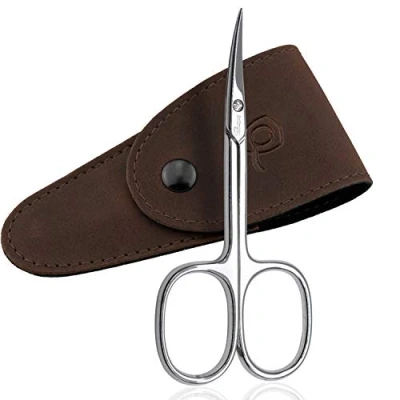 Abbildung von marQus Hautschere aus Solingen Extra scharf mit gebogener Schneide, Inkl. Nagelscheren Etui Fingernagel Schere und Nagelhautschere