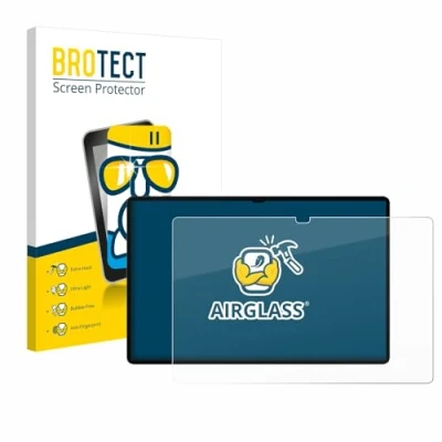Abbildung von BROTECT Schutzglas für Samsung Galaxy Tab S9 Ultra WiFi Schutzfolie Panzer Folie Glas [Extrem Kratzfest 9H, Anti Fingerprint, Transparent]