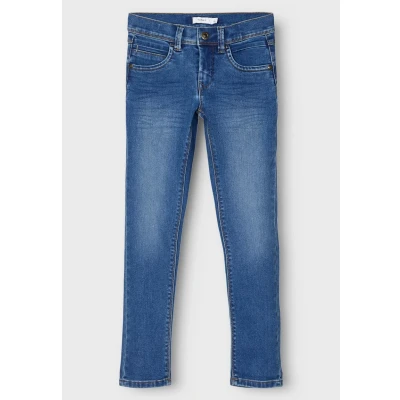 Abbildung von NAME IT Jungen Nkmsilas Dnmtax Pant Noos Jeans, Medium Blue Denim, 80