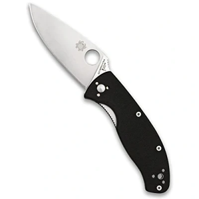 Abbildung von Spyderco Unisex Erwachsene Einhandmesser Tenacious G 10, Schwarz, One Size