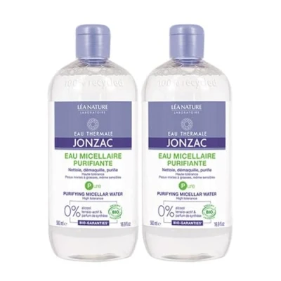 Abbildung von Eau de Jonzac pures Mizellarwasser zur Reinigung der Haut, 2er Pack (2 x 500 ml)