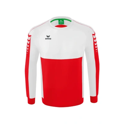 Abbildung von Erima SIX Wings Sweatshirt, Herren, Größe: XL, Rotweiss