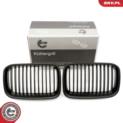 Abbildung von ESEN SKV 66SKV046 Kühlergrill schwarz matt BMW: 3 Limousine, Compact, Coupe