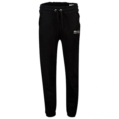 Abbildung von Alpha Industries Jogginghose, Herren, Größe: Small, Organic black