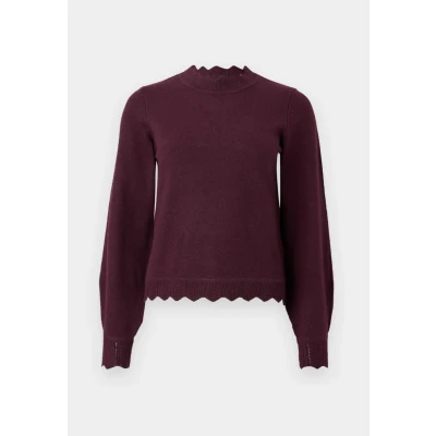 Abbildung von VILA Vinikolina O NECK Strickpullover, Damen, Größe: XS, Fig detail/melange