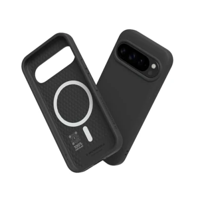 Abbildung von RhinoShield Case kompatibel mit [Pixel 9/9 Pro] SolidSuit MagSafe Stoßdämpfende &amp; schlanke Schutzhülle Premium Finish 3.5 Meter Fallschutz Schwarz