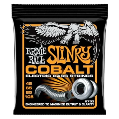 Abbildung von Ernie Ball Hybrid Slinky Cobalt E Bass Saiten, Stärke 45105