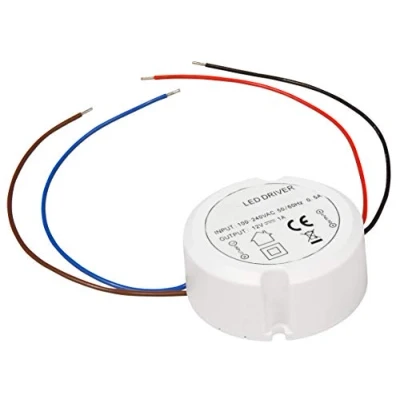 Abbildung von McShine LED Trafo elektronisch, 0,5 12W, 230V auf 12V, Ø55x23mm, rund Treiber Netzteil Driver
