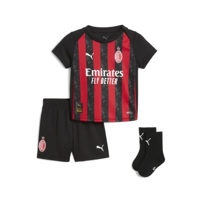 Abbildung von Puma AC Milan 25/26 Heimtrikot Babykit Baby Red/Black Größe: 2 4M