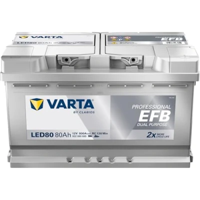 Abbildung von VARTA 930080080B912 Batterie 12V 80Ah 800A B13 FORD: Transit Mk5 Pritsche/Fahrgestell, Mk6 Bus, S Max Mk1, CHEVROLET: Orlando