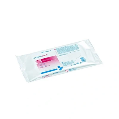 Abbildung von SCHÜLKE &amp; MAYR GmbH Waschhandschuh octenisan Waschhandschuhe INT 8 ST SP B01INEGG1G, Packung