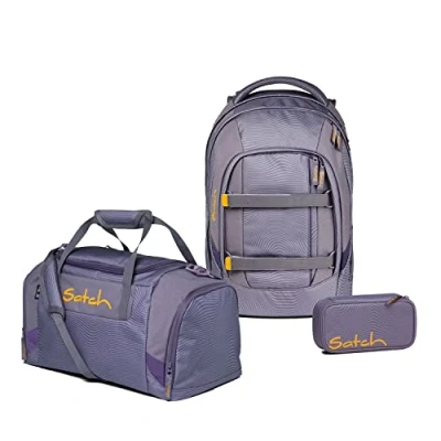Abbildung von satch Pack Schulrucksack Set 3tlg. mit Sporttasche und Schlamperbox (Mesmerize)