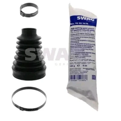 Abbildung von SWAG 30 10 0201 Achsmanschette getriebeseitig, Vorderachse Thermoplast VOLKSWAGEN: Multivan 5 (7HM, Transporter Bus, Kastenwagen