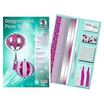 Abbildung von Ursus Ludwig Bähr Bastelfilz Bastelset Designstreifen Paper Balls Delight