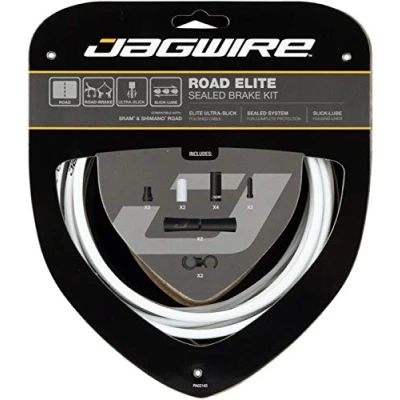 Abbildung von Jagwire Bremszugset Road Elite Sealed Weiß