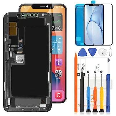 Abbildung von Incell Ersatz LCD Bildschirm für iPhone 11 Pro Max 16,5 cm (6,5 Zoll) A2161 A2220 A2218 3D Touch Display Digitizer Montagesatz