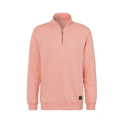 Abbildung von John Devin Sweatshirt, Langarm, Pullover mit Reißverschluss am Stehkragen