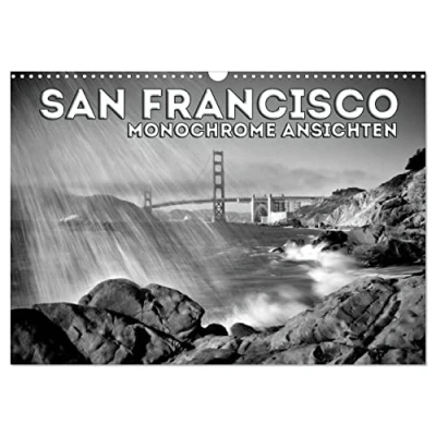 Abbildung von SAN FRANCISCO Monochrome Ansichten (Wandkalender 2025 DIN A3 quer), CALVENDO Monatskalender