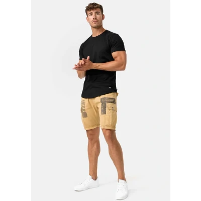 Abbildung von Indicode Jeans Jaramillo Shorts, Herren, Größe: XXL, Tan