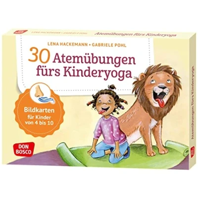 Abbildung von 30 Atemübungen fürs Kinderyoga: Bildkarten für Kinder von 4 bis 10. Entspannung &amp; Konzentration bei Kindern spielerisch fördern: Yoga ... und innere Balance. Ideen auf Bildkarten)