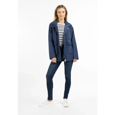 Abbildung von SCHMUDDELWEDDA Damen Regenjacke recyceltes Material L / Marine 100% Polyester (recycelt)