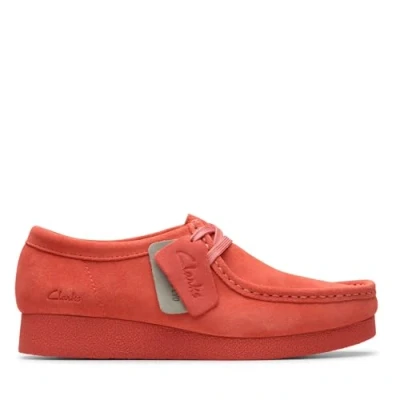 Abbildung von Clarks Originals Sportlicher Schnürer, Damen, Größe: 42, Orange Leder