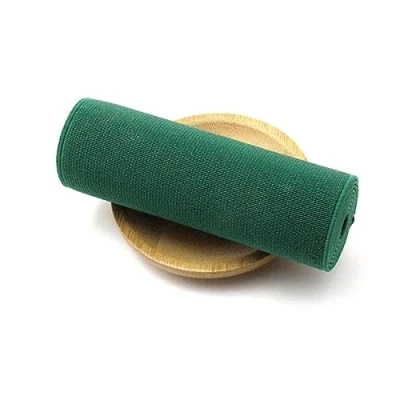 Abbildung von NEFLUM 2 Meter 10cm Breite Gummiband Farbe Breites Kleidung Gummibänder Gurtband DIY Nähzubehör, Grün,