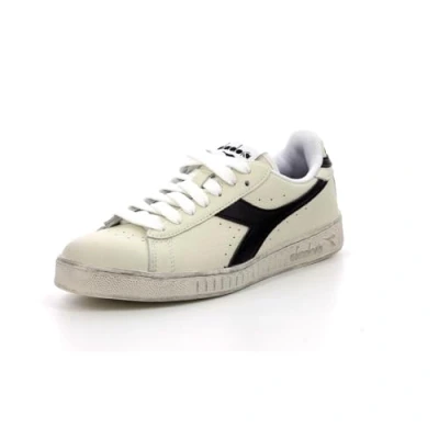 Abbildung von Diadora GAME Waxed Unisex Sneaker low, Größe: 44.5, White/black Leder