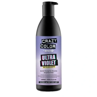 Abbildung von Crazy Color Silber Shampoo Ultra violet / blonde 1L Lila