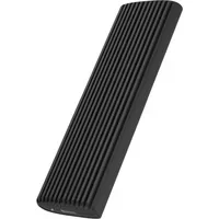 Abbildung von ICY BOX M.2 SSD/NVMe Enclosure, USB 3.2 (10 Gbit/s), Tool Free, Cooling System, C, A, PCIe, M Key, External, Plug &amp; Play, NVMe Adapter, Aluminum, Black, IB 1808MCT CU31