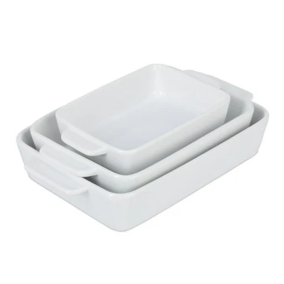 Abbildung von relaxdays Auflaufform Keramik 3er Set,