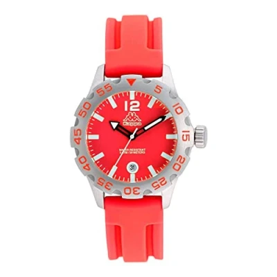 Abbildung von KAPPA Damen Analog Quarz Uhr mit Gummi Armband KP 1401L E
