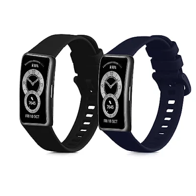 Abbildung von kwmobile 2X Sportarmband kompatibel mit Huawei Band 9 / 8 Armband Fitnesstracker Set aus TPU Silikon