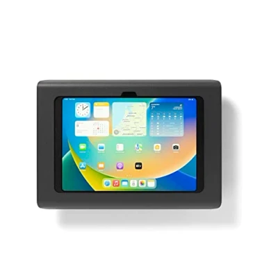 Abbildung von Tabdoq diebstahlsichere Wandhalterung kompatibel mit iPad 10. Generation 10,9 Zoll (schwarz)