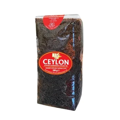 Abbildung von HAS QUALITEE Schwarztee Earl Grey Ceylon (Sri Lanka) loser Blatt Tee Schwarzer aromatisiert (200g)
