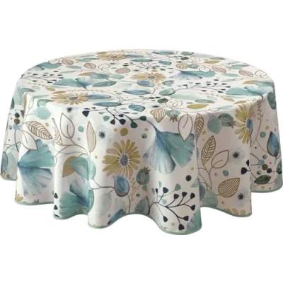 Abbildung von Le linge de Jules Tischdecke, schmutzabweisend, Bloom, rund, 160 cm