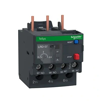 Abbildung von Schneider Eletric Motorschutzrelais, 1,6 2,5A, 1S+1Ö, Klasse 10A, Überlastrelais
