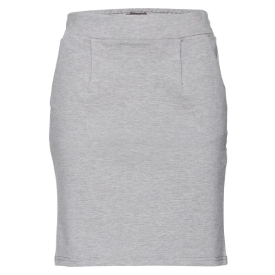 Abbildung von ICHI Ihkate SK Minirock, Damen, Größe: XS, Grey melange