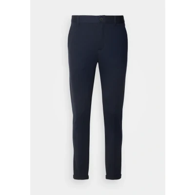 Abbildung von Lindbergh Superflex Cropped Chino, Herren, Größe: XS, Navy mix