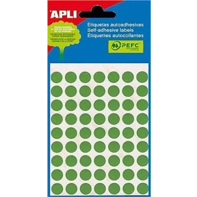 Abbildung von APLI 2055 Mini gelbe Tüte Aufkleber Ø 13,0 mm 5 Blatt