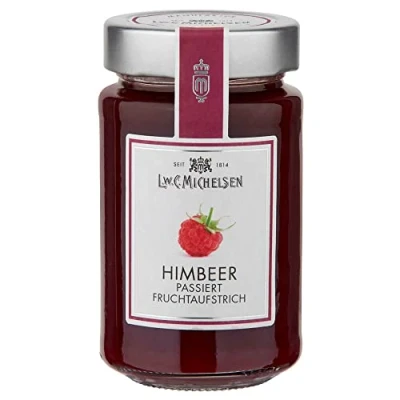 Abbildung von Himbeer passiert Fruchtaufstrich