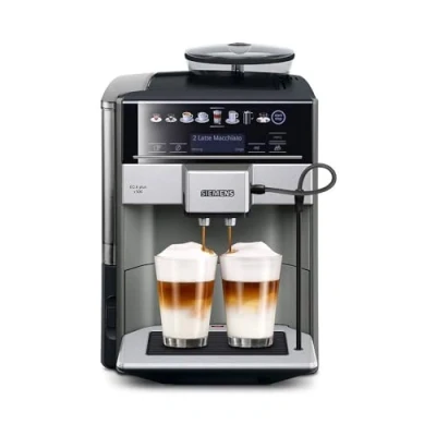 Abbildung von Siemens EQ.6 plus s500 TE655203RW Kaffeevollautomat Schwarz Grau