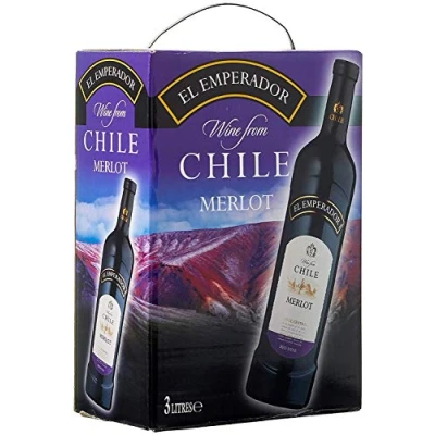 Abbildung von Merlot El Emperador Bag in Box Rotwein trocken aus Chile (1x3l)