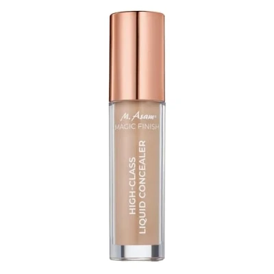 Abbildung von M. Asam MAGIC FINISH HIGHCLASS LIQUID Concealer Beige (4ml) flüssiger mit Hyaluron &amp; Koffein, kaschiert Rötungen, dunkle Augenringe Pigmentflecken, Make up Stift hoher Deckkraft
