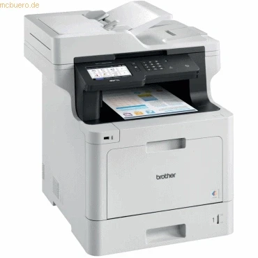 Abbildung von Brother MFC L8900CDW Professionelles 4 in 1 Farblaser Multifunktionsgerät (31 Seiten/Min., Drucker, Scanner, Kopierer, Fax) weiß/schwarz, MFCL8900CDWG1